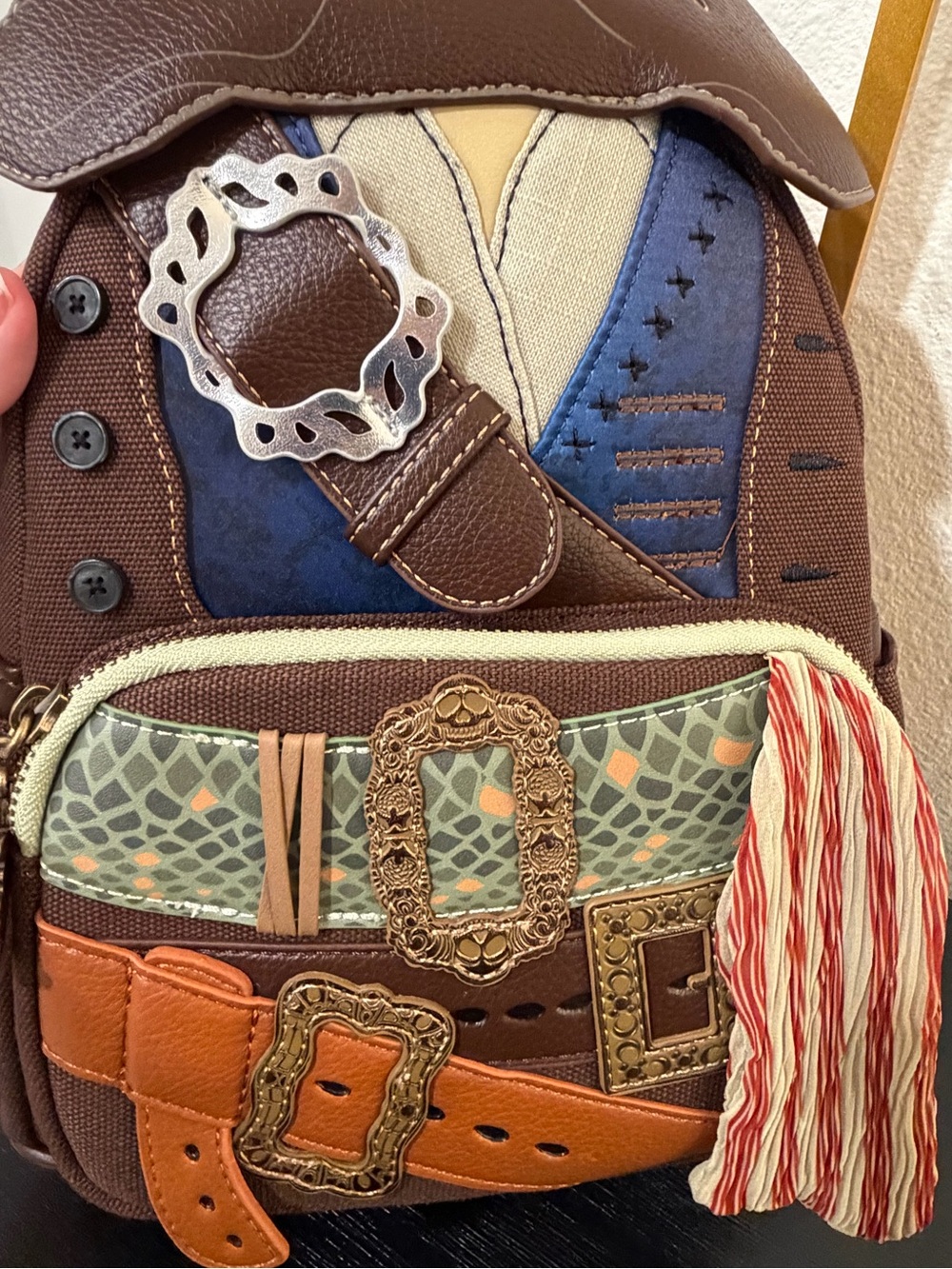 Brand New Loungefly Disney Pirates of the Caribbean Jack Sparrow Mini Backpack - Picture 7 of 11